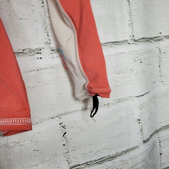 Body Glove Youth Medium Long Sleeve Rash Guard UV Protection Swimwear white pink - Picture 5 of 9